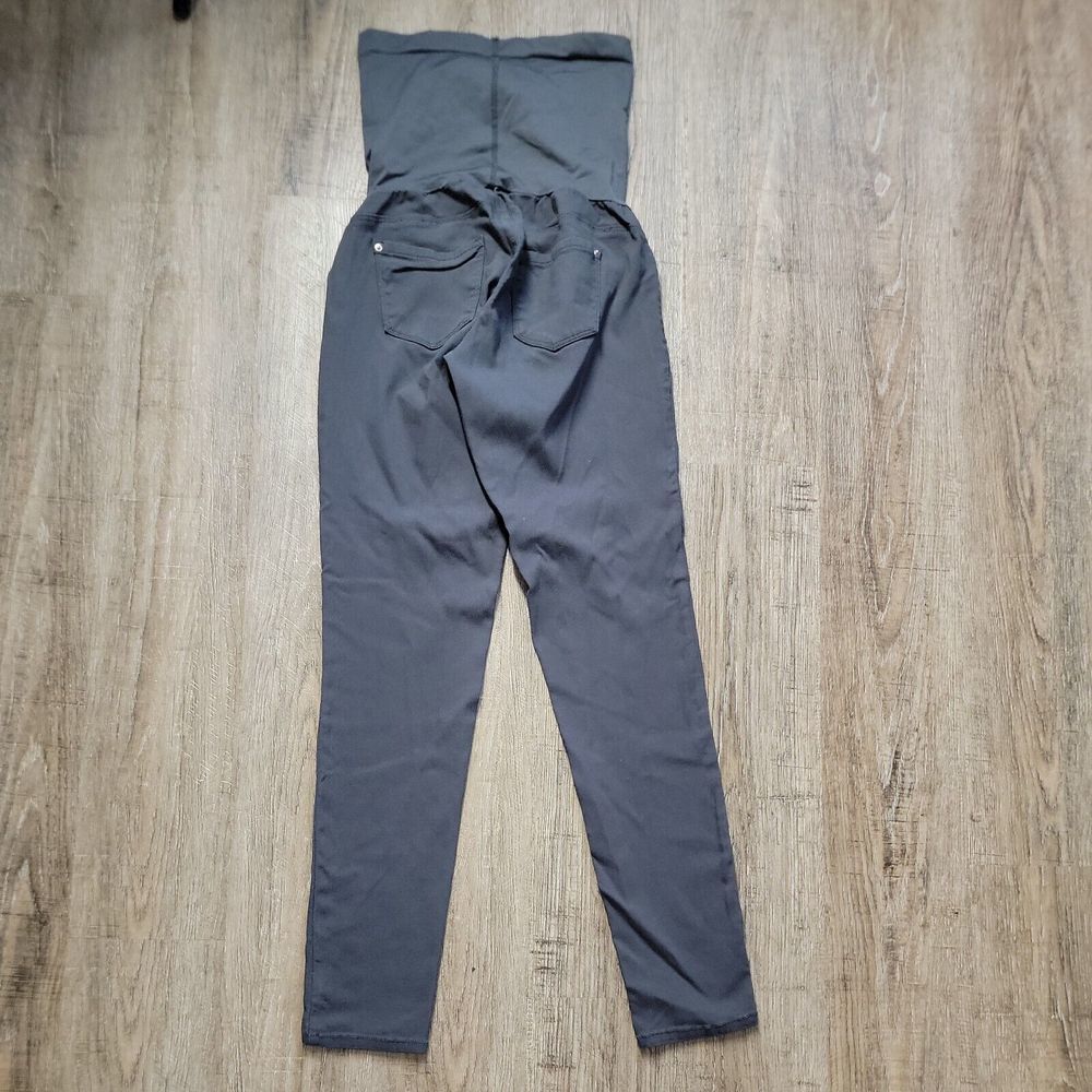 YMI Maternity Skinny Pull On Pants ~ Sz M ~ Gray ~ 30" Inseam - Picture 7 of 7